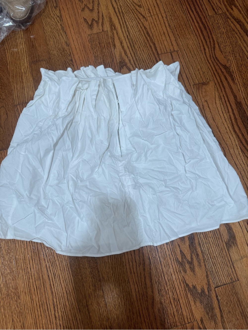 Ivory Strapless Ruched Tube Top - Picture 3 of 4